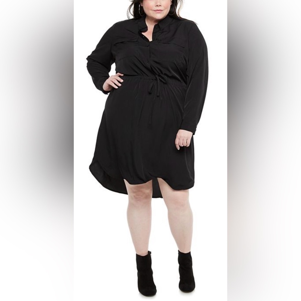 Plus Size EVRI™‎ Utility Shirt Dress Size 1X